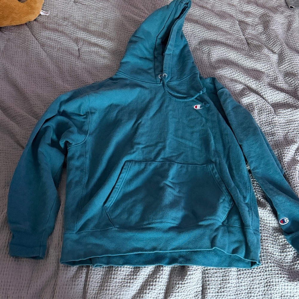 Champion Blue Pullover Hoodie